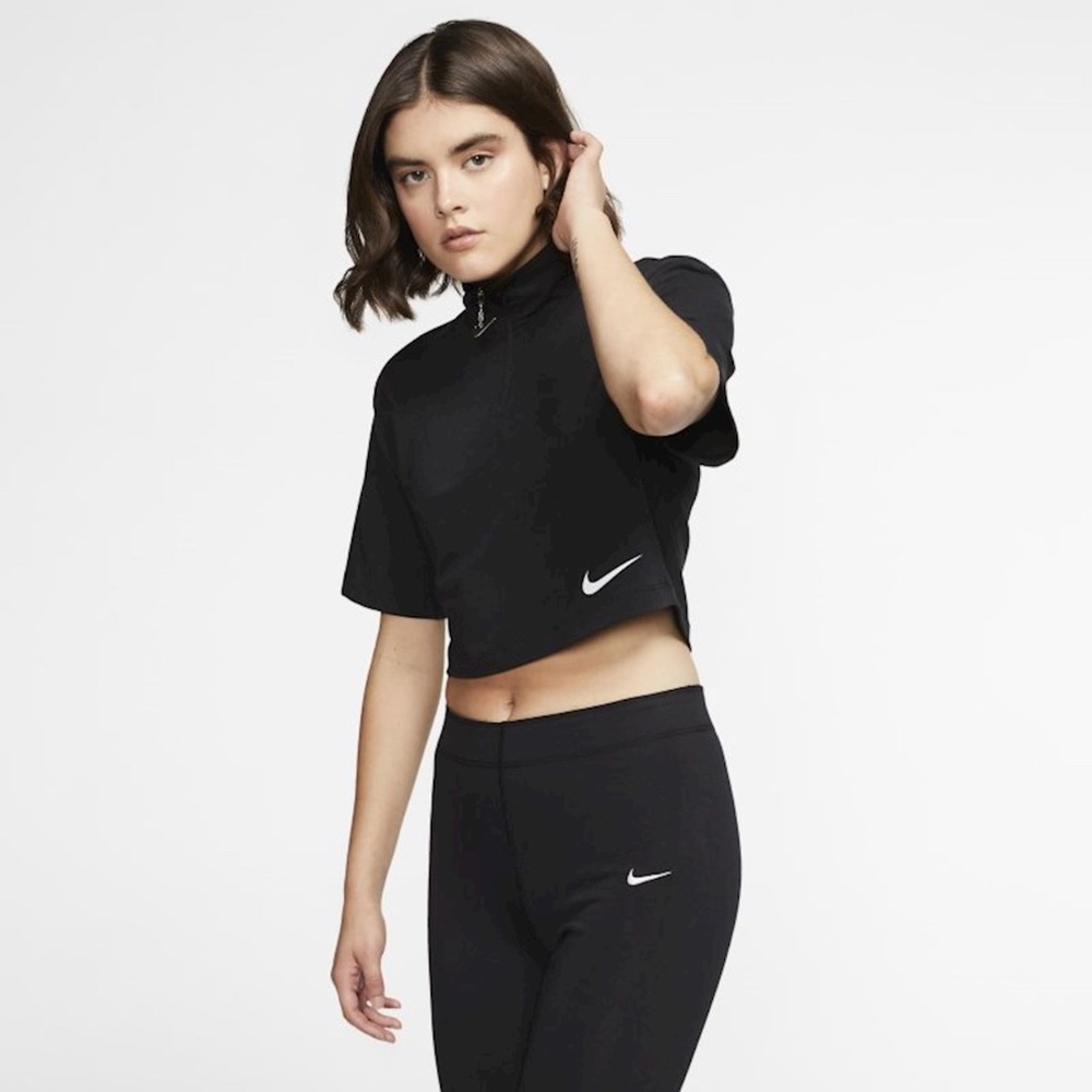 NWT Nike Sportswear Swoosh Women's Short-Sleeve Mock Top S(US4/6)